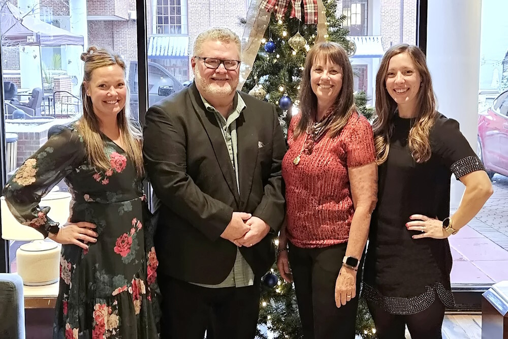 Print Management, Kacie, Dean, Barbara, Hanna, PMI. Merry Christmas 2025.