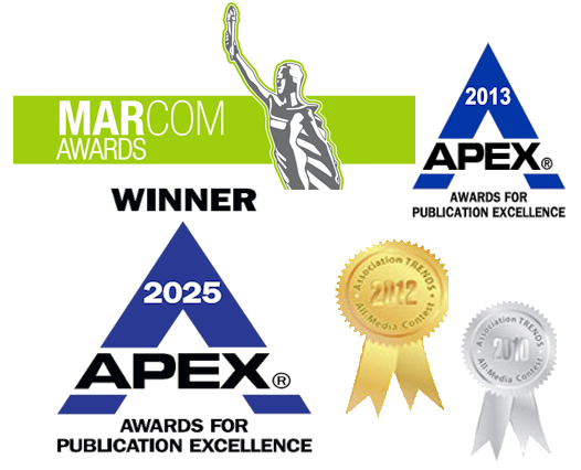 Print Management awards, UA Journal Magazine, APEX, Marcom